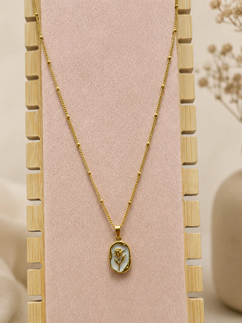 White Flower Pendant